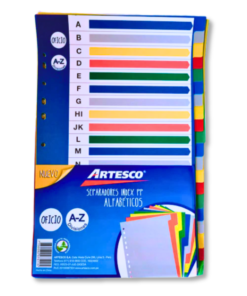 SEPARADORES OFICIO ARTESCO 20HJ PLASTICO