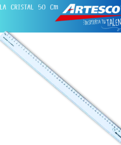 REGLA ARTESCO 50CM CRISTALL