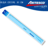 REGLA ARTESCO 30CM CRISTAL