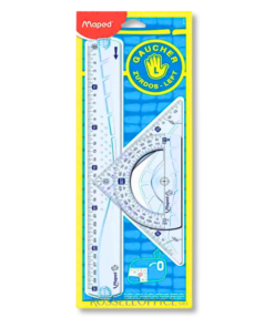 ESTUCHE GEOMETRICO MAPED 30CM ZURDO 897118