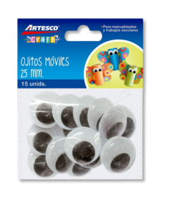 OJITOS ARTESCO MOVIBLES 25MM