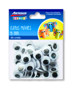 OJITOS ARTESCO MOVIBLES 15MM