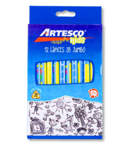 LAPIZ NEGRO ARTESCO 2B JUMBO X 12UND