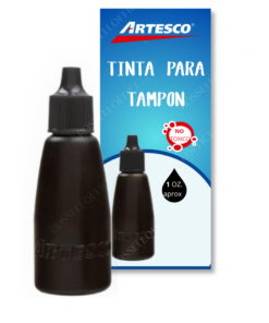 TINTA PARA TAMPO ARTESCO NEGRO 30ML