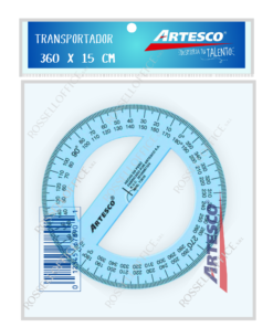 TRANSPORTADOR 360*15 CM ARTESCO 12UD