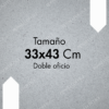 CARTON PRENSADO GRIS #8-9-10 DOBLE OFICIO 33x43CM