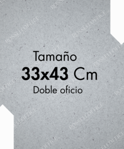 CARTON PRENSADO GRIS #8-9-10 DOBLE OFICIO 33x43CM
