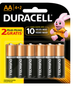PILAS DURACELL AA 4+2