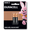 PILAS DURACELL AAA PAR