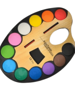 ACUARELA PALETA GRANDE 12 COL ML-168