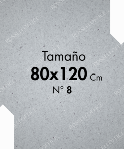 CARTON PRENSADO GRIS #8 80X120CM