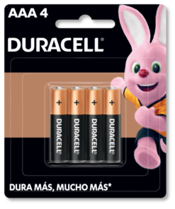 PILAS DURACELL AAA 4