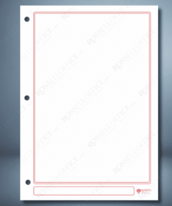 HOJAS TRAPER MARATEL BLANCO C/MARGEN 200HJ