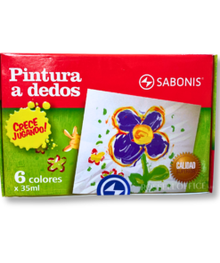 PINTURA AL DEDO SABONIS 6COL