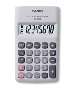 CALCULADORA CASIO HL-815L-BK-W