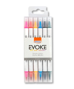 MARCADOR PUNTA PINCEL BRW ROJ VER AZ NE AMA R