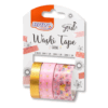 CINTA WASHI TAPE SHINE FLAMINGO BRW SET3UND WT0403