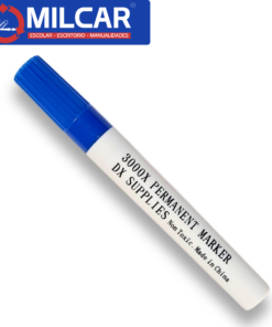MARCADOR PERMANENTE 3000 MILCAR NEGRO AZUL ROJO