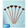 PINCEL ABANICO ARTIST BRUSHS SET 6 UD AB-003