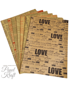 PAPEL KRAFT CON DISEÑO PERIODICO 50X70 M044