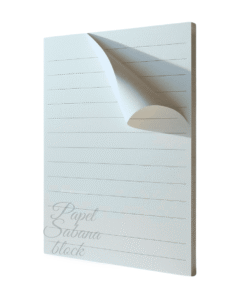 PAPEL SABANA BLOCK RAYADO T/CARTA 80HJ