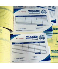 TALONARIO RECIBO GRANDE 1/2 OFICIO C/QUIMICO