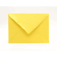 SOBRE INVITACION ESPECIAL GLOB BANANA 18X23CM