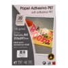 PAPEL ADHESIVO TRANSPARENTE 120GR PET A4
