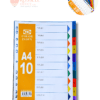 SEPARADORES DE 10 HOJ PLASTIC ML-011