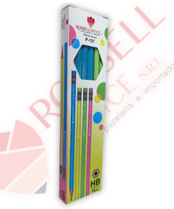 LAPIZ NEGRO R.O CUERPO COLORES HB RO2025-6A