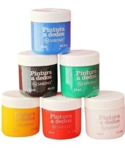 PINTURA AL DEDO SABONIS 6COL