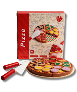 PIZZA JUEGO SIMBOLICO DE MADERA 27PZ BOLIVIA MAR
