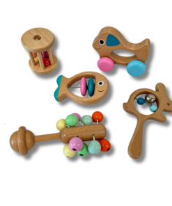 SET DE ESTIMULACION MUSICAL PARA BEBES 5PZA