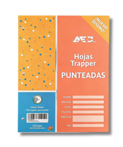 HOJAS TRAPER ABC PUNTEADA T/C