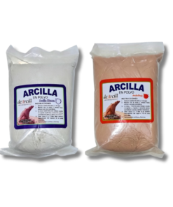 ARCILLA EN POLVO BOLSA 1/2KG 500 GRAMOS